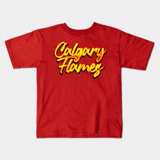 Calgary flames fans Kids T-Shirt